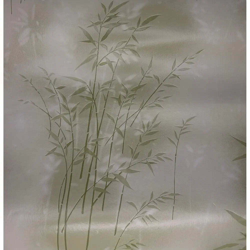 Vintage Bamboo Wallpaper Green Stalks Retro DIY Junk Journal Scrapbooking Gift